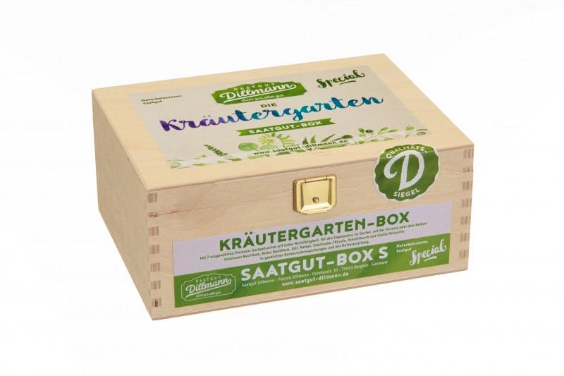 Kräutergarten Saatgut-Box S Bio
