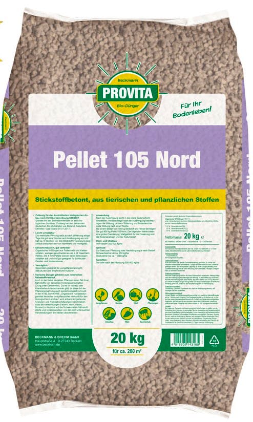 Pellets 105 Nord  (Sack 20kg)